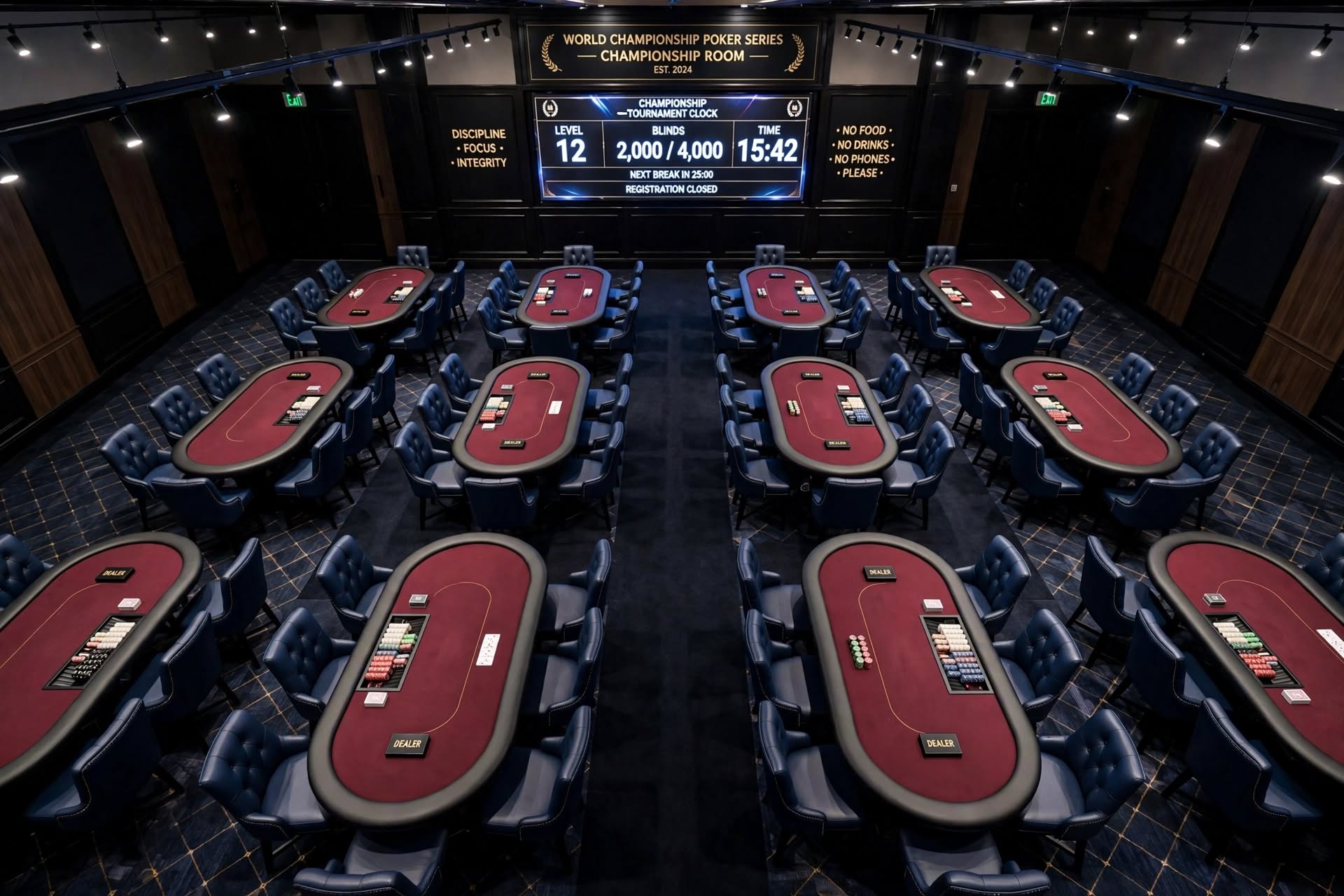 Spacious gaming tables and natural sunlight inside Wynn Las Vegas casino floor